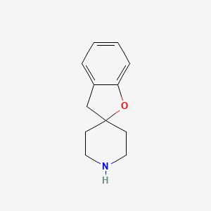 molecular formula C12H15NO B1316415 3H-Spiro[1-benzofuran-2,4'-piperidine] CAS No. 71916-73-9