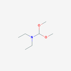 molecular formula C7H17NO2 B1316434 N-(Dimethoxymethyl)-N-ethylethanamine CAS No. 4432-76-2