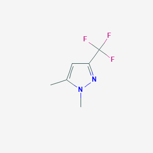 molecular formula C6H7F3N2 B1316436 1,5-dimethyl-3-(trifluoromethyl)-1H-pyrazole CAS No. 79080-31-2