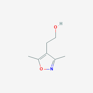 molecular formula C7H11NO2 B1316438 2-(3,5-二甲基异噁唑-4-基)乙醇 CAS No. 83467-34-9