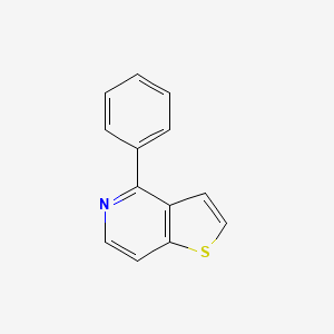 molecular formula C13H9NS B1316450 4-苯基噻吩并[3,2-c]吡啶 CAS No. 81820-65-7