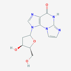 molecular formula C₁₂H₁₃N₅O₄ B131647 N(2),3-乙烯脱氧鸟苷 CAS No. 121055-53-6