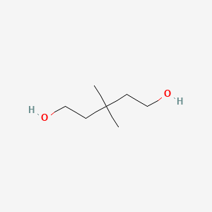 molecular formula C7H16O2 B1316476 3,3-Dimethylpentane-1,5-diol CAS No. 53120-74-4