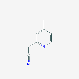 molecular formula C8H8N2 B1316478 2-(4-Methylpyridin-2-yl)acetonitrile CAS No. 38746-50-8