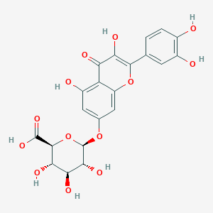 molecular formula C21H18O13 B131648 Quercetin 7-glucuronide CAS No. 38934-20-2