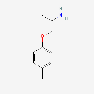 molecular formula C10H15NO B1316480 1-(4-Methylphenoxy)propan-2-amine CAS No. 61711-87-3