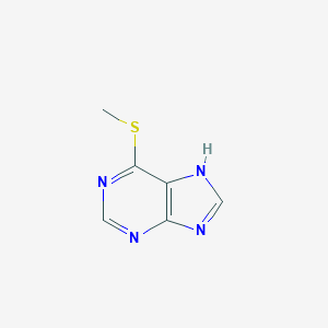 molecular formula C6H6N4S B131649 6-(Methylthio)purine CAS No. 50-66-8