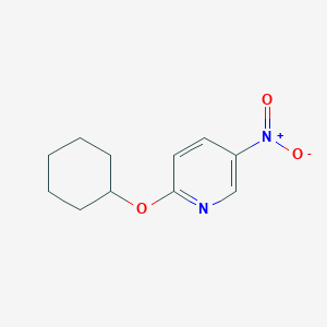 molecular formula C11H14N2O3 B1316491 2-(Cyclohexyloxy)-5-nitropyridine CAS No. 85003-00-5