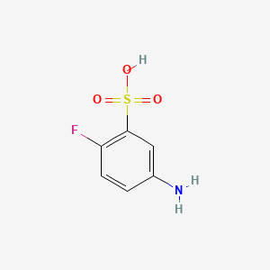 molecular formula C6H6FNO3S B1316496 5-Amino-2-fluorobenzenesulfonic acid CAS No. 38962-61-7