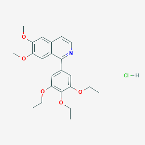 molecular formula C23H28ClNO5 B131650 Octaverine hydrochloride CAS No. 6775-26-4
