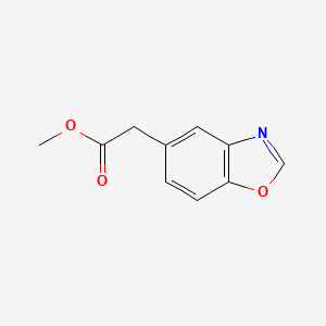 molecular formula C10H9NO3 B1316542 Methyl 2-(1,3-benzoxazol-5-yl)acetate CAS No. 97479-79-3