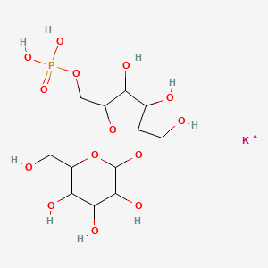 molecular formula C12H23KO14P B1316573 CID 16219958 CAS No. 36064-19-4