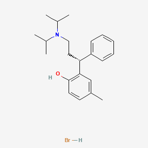 molecular formula C22H32BrNO B1316576 (R)-2-(3-(Diisopropylamino)-1-phenylpropyl)-4-methylphenol hydrobromide CAS No. 837376-36-0