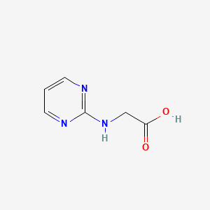 molecular formula C6H7N3O2 B1316612 (pyrimidin-2-ylamino)acetic acid CAS No. 79858-46-1