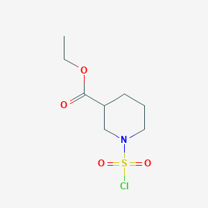Ethyl 1-(chlorosulfonyl)piperidine-3-carboxylate