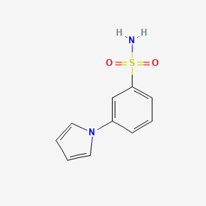 molecular formula C10H10N2O2S B1316662 3-(1H-Pyrrol-1-yl)benzenesulfonamide CAS No. 131970-00-8