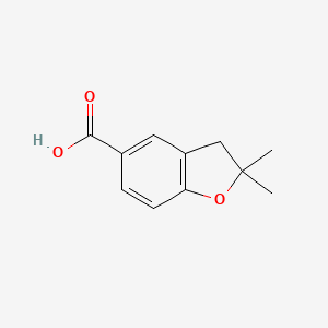 B1316663 2,2-Dimethyl-2,3-dihydrobenzofuran-5-carboxylic acid CAS No. 123656-34-8