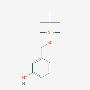 3-({[Tert-butyl(dimethyl)silyl]oxy}methyl)phenol