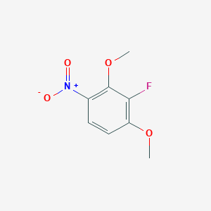 molecular formula C8H8FNO4 B131668 2-Fluoro-1,3-dimethoxy-4-nitrobenzene CAS No. 155020-44-3