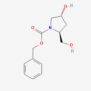 benzyl (2S,4R)-4-hydroxy-2-(hydroxymethyl)pyrrolidine-1-carboxylate