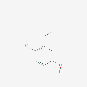 molecular formula C9H11ClO B1316688 4-Chloro-3-propylphenol CAS No. 32749-00-1