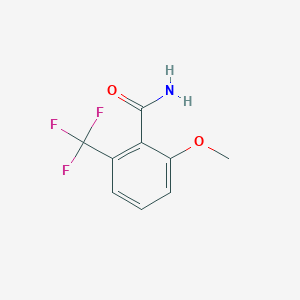 molecular formula C9H8F3NO2 B1316692 2-Methoxy-6-(trifluoromethyl)benzamide CAS No. 1017778-90-3