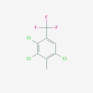 molecular formula C8H4Cl3F3 B131670 2,3,5-Trichloro-4-methylbenzotrifluoride CAS No. 141030-68-4