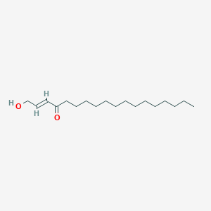 molecular formula C18H34O2 B131671 1-Hydroxy-2-octadecen-4-one CAS No. 142465-61-0