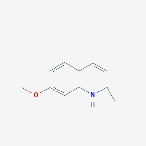 molecular formula C13H17NO B131672 7-Methoxy-2,2,4-trimethyl-1,2-dihydroquinoline CAS No. 1810-74-8