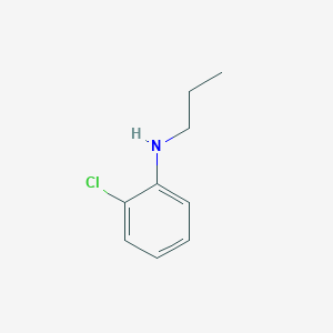 molecular formula C9H12ClN B1316725 2-chloro-N-propylaniline CAS No. 55238-18-1