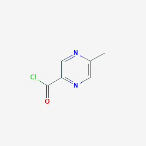 molecular formula C6H5ClN2O B1316737 5-甲基吡嗪-2-甲酰氯 CAS No. 50886-34-5