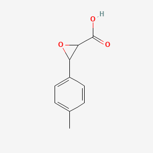 molecular formula C10H10O3 B1316746 3-(4-Methylphenyl)oxirane-2-carboxylic acid CAS No. 81476-88-2