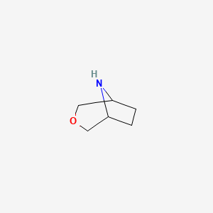 molecular formula C6H11NO B1316749 3-Oxa-8-azabicyclo[3.2.1]octane CAS No. 280-07-9