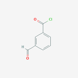 molecular formula C8H5ClO2 B1316750 3-Formylbenzoyl chloride CAS No. 75650-38-3