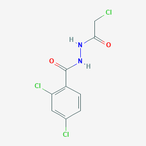 molecular formula C9H7Cl3N2O2 B1316756 2,4-dichloro-N'-(2-chloroacetyl)benzohydrazide CAS No. 184877-74-5
