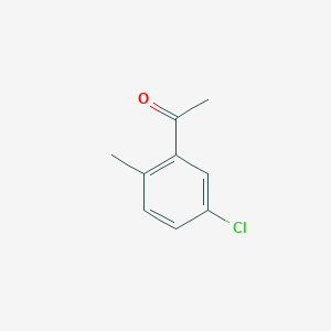 molecular formula C9H9ClO B1316759 1-(5-Chloro-2-methylphenyl)ethanone CAS No. 58966-35-1
