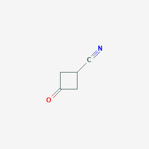 molecular formula C5H5NO B1316763 3-Oxocyclobutanecarbonitrile CAS No. 20249-16-5