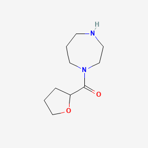 molecular formula C10H18N2O2 B1316765 1-(Tetrahydrofuran-2-ylcarbonyl)-1,4-diazepane CAS No. 63035-27-8