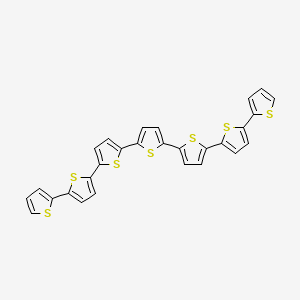 molecular formula C28H16S7 B1316766 alpha-Septithiophene CAS No. 86100-63-2