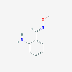 molecular formula C8H10N2O B1316773 (E)-2-Aminobenzaldehyde O-methyl oxime CAS No. 305811-22-7