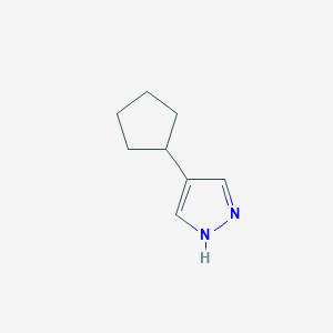 molecular formula C8H12N2 B1316776 4-cyclopentyl-1H-Pyrazole CAS No. 90253-22-8