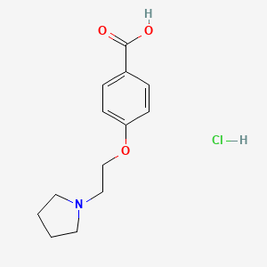 4-(2-Pyrrolidin-1-ylethoxy)benzoic acid hydrochloride
