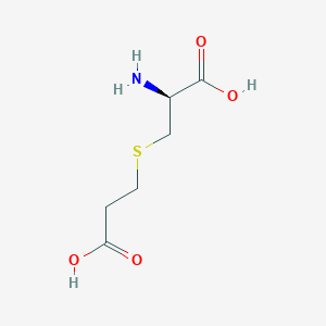 molecular formula C6H11NO4S B131679 (S)-2-Amino-3-[(2-carboxyethyl)thio]propionic acid CAS No. 100429-59-2