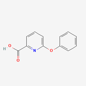 molecular formula C12H9NO3 B1316801 6-Phenoxypicolinic acid CAS No. 51362-40-4