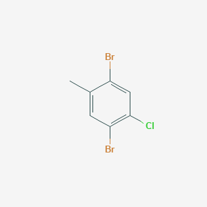 molecular formula C7H5Br2Cl B1316802 1,4-二溴-2-氯-5-甲基苯 CAS No. 28667-41-6