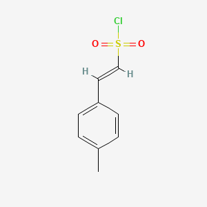 molecular formula C9H9ClO2S B1316805 (E)-2-(4-甲基苯基)乙烯-1-磺酰氯 CAS No. 98821-28-4