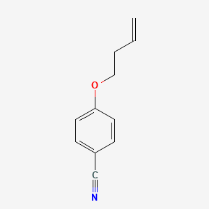molecular formula C11H11NO B1316814 4-But-3-enoxybenzonitrile CAS No. 115022-60-1