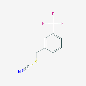 molecular formula C9H6F3NS B1316816 3-(三氟甲基)苄基硫氰酸酯 CAS No. 102859-64-3