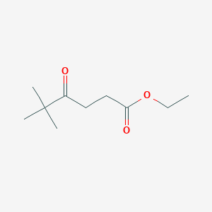 molecular formula C10H18O3 B1316822 Ethyl 5,5-dimethyl-4-oxohexanoate CAS No. 37174-98-4