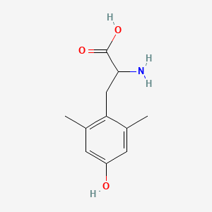 molecular formula C11H15NO3 B1316823 2,6-Dimethyl-D,L-tyrosine CAS No. 81806-45-3